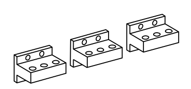 Connection accessories - Interphase barriers / Replacement kit (3 parts)